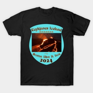 Lava Field REYKJANES ICELAND VOLCANO ERUPTION 2024 ISLAND T-Shirt